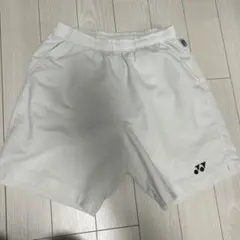 ヨネックス ホワイトパンツ ゴムウエストM