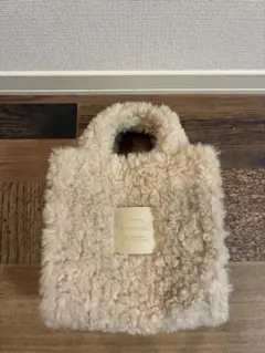 新品　フランフラン　Francfranc ボアトートバッグ　ベージュ