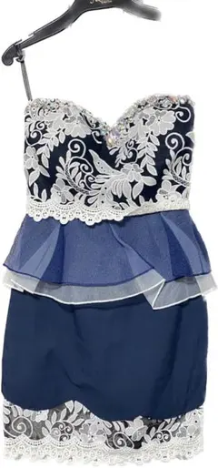 キャバ嬢ドレス　Sサイズ　ペプラム