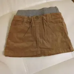 ☆MPS コーデュロイ スカート 110cm ブラウンのサムネイル