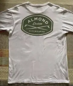 『ALMOND 』アーモンド カスタムサーフボード TシャツM 白 ホワイトのサムネイル