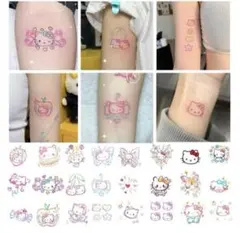 カラータトゥシール キティ 5枚セット