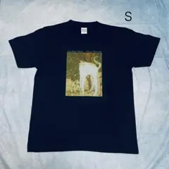 ピエール・ボナール　白い猫　綿5.6オンスTシャツ　Sサイズ 黒　SMLサイズ有