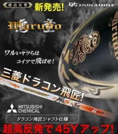 新登場! 三菱W飛匠 ドクロ輝く超高反発の飛び! ダイナゴルフ 悪童 