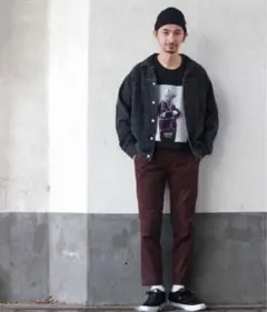 デニムジャケット Gジャン　ブラック　2nd