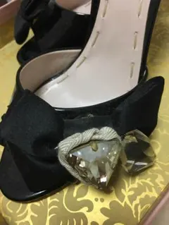 ウェディング 最終お値下げ☆miumiuビジューサンダル☆