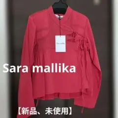 【新品、未使用】Sara mallika ラバリジャケット　朱色　フリーのサムネイル