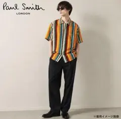 Paul Smith マルチストライプ 半袖シャツ　古着　綿100%のサムネイル