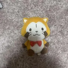 たぬきのリボン付きぬいぐるみ