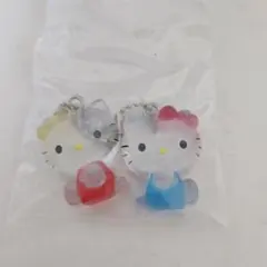 【新品未開封】サンリオなかよしドロップチャーム　キティ　ミミィ