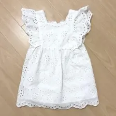 【zara baby】レース　ワンピース　白　ホワイト