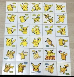 a*n様 ポケモンパン デコキャラシール ☆ 初期ピカチュウ 他弾 30