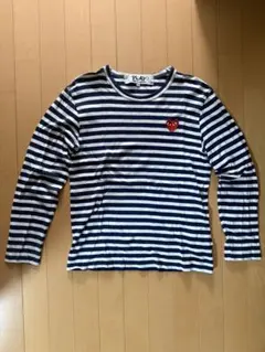 PLAY COMME des GARCONS ボーダー長袖カットソー Sのサムネイル