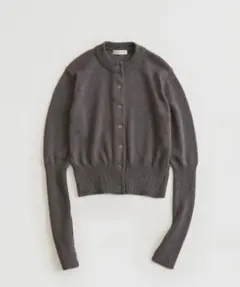 【Shinzone】LONG RIB CARDIGAN グレー