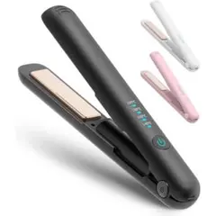 ヘアアイロン　コードレス　ミニヘアアイロン　18mm 140〜200℃ 充電式