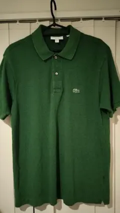 【値下げ（本日のみ）】LACOSTE ポロシャツ グリーン US M