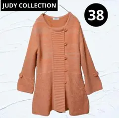 ❤​JUDY❤ジュディ スパンコール混ラメ ニットカーディガン風 チュニック38のサムネイル