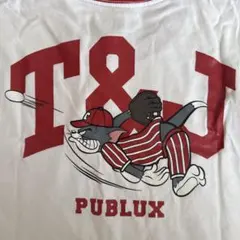 PUBLUX トムとジェリー T&J プリントTシャツ ホワイトのサムネイル