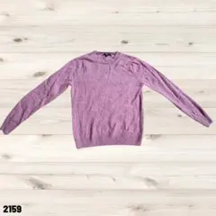 UNIQLO ユニクロ ピンク 長袖 クルーネックセーター サイズM 2159