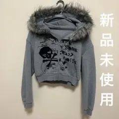 ファーパーカー 裏起毛 ロック パンク Y2K ギャル