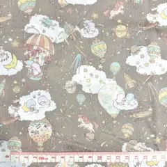 LIBERTY×リトルツインスターズ タナローン　約54×30cm