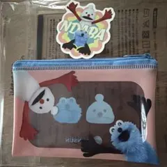 パペットスンスン スシロー コラボ クリアポーチ　SUNSUN ピック付き