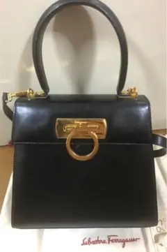 最終お値下げ！ヴィンテージ品　保存袋付♡2WAY♡フェラガモ カ-フレザ-