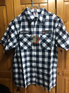 新品 76 Lubricants ルブリカンツ チェックシャツ Lサイズ 綿