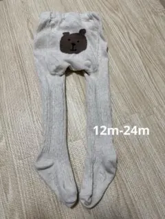 【GAP】　くまさんタイツ　12m-24m