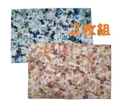 【2枚組】メディカル枕にぴったりカバー　52.5×80　花　 綿100％
