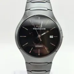 TECHNOS テクノス 腕時計 T9660 セラミック 3ATM デイト表示のサムネイル