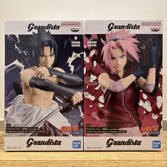Grandista うちはサスケ 春野サクラ フィギュア　セット