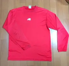 United Athle Sports 長袖　ロンT　レッド　Lサイズ