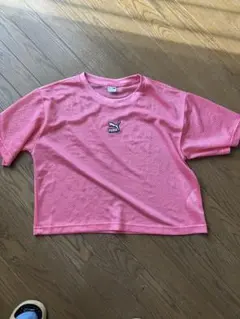 PUMA メッシュ ピンク Tシャツ M