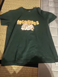 BEAMS T MONDAYS プリント Tシャツ グリーン Sのサムネイル
