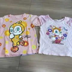 100 女の子　アンパンマン　ドキンちゃん　Tシャツ　半袖　子供服　まとめ売り