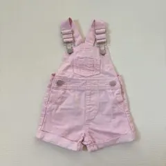 オーバーオール サロペット　デニム　ピンク　80センチ　9-12M