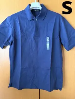 ユニクロ　+J　リラックスフィットポロシャツ　半袖　ブルー　S タグ付新品