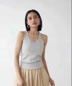 ALEXIASTAM タンクトップ　グレーのサムネイル