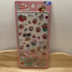 海外正規品 クレヨンしんちゃん 3Dシール ピンク①