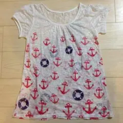 Tシャツ☆イカリ☆シースルー☆送料込み