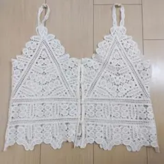 FREAK'S STORE クロシェキャミソール　春　可愛い