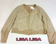 【未使用】 リサリサ アシヤ LiSA LiSA ラムレザー ライトジャケット