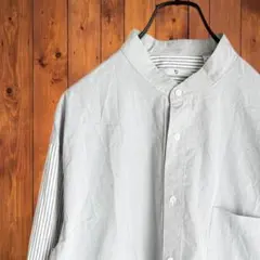 ユニクロ+J✨スーピマコットンオーバーサイズスタンドカラーシャツ【Ｌ】綿100%