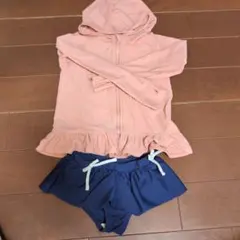 プティマイン 水着 ラッシュガード 110 100