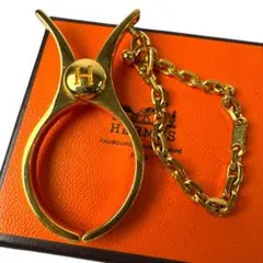 HERMES エルメス フィルー グローブ 手袋ホルダー ゴールド チャームのサムネイル