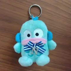 ハンギョドン イニシャル付きマスコット N ぬいぐるみ キーホルダー サンリオ