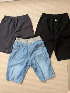 ハーフパンツ3点セット 150