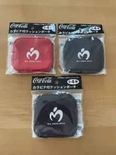 コカ・コーラ　Mrs. GREEN APPLE クッションポーチ3点セット
