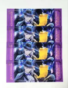 ツイステ アズール 箔押しビッグクリアカード 寮服 グッズ AGF SSR